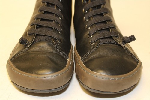 Botas deportivas Camper 43 10 de cuero negras con cremallera trasera altas para hombre - Imagen 5 de 24
