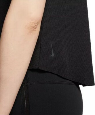 nike women's yoga luxe henley tank