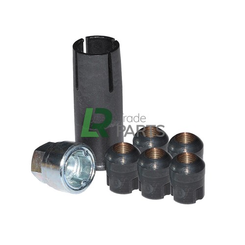 LAND ROVER FREELANDER 1 NEW LOCKING WHEEL NUT SET, 5 NUTS, KEY & TOOL