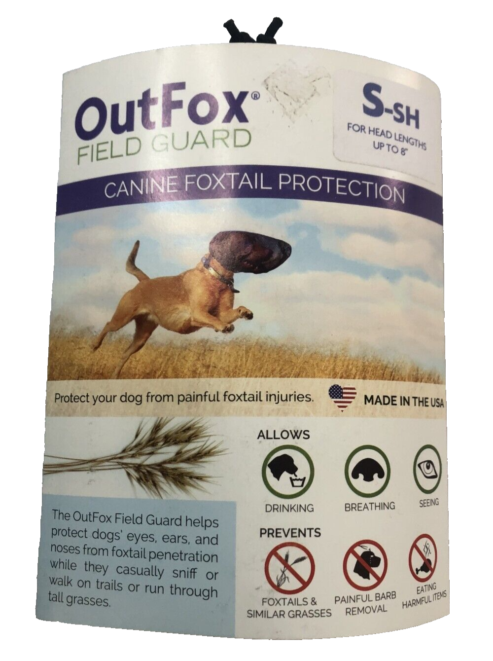 OutFox Fieldguard Canine Foxtail Protection For Small Dogs, Shorter