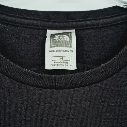 Camiseta The North Face L Negra Manga Corta Burnout Owl Mandala Gráfico Ligera - Imagen 2 de 11