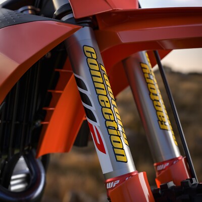 Factory Connection WP Fork Stickers Suspension Decals Set (9x6.5)