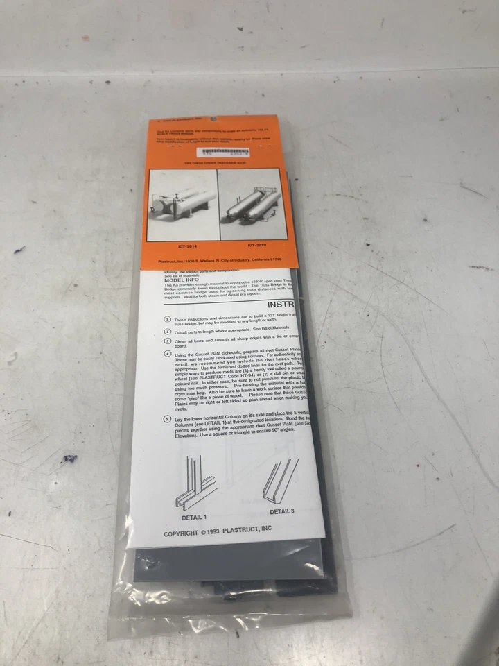 Kits de plastructo "Serie Trackside" Kit Escala N-2002 Puente de armadura Foto 4 de 4