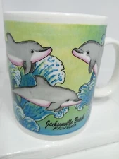JACKSONVILLE FLORIDA COFFEE MUG. JACKSONVILLE FLORIDA BEACH MUG. SEA LIFE MUG 