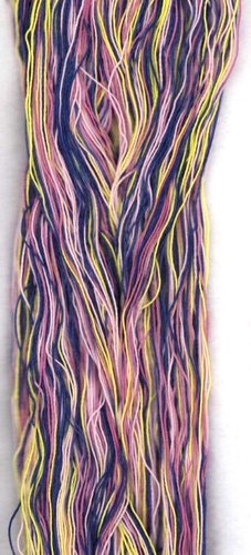 Lot of Mardi Gras Threads 150 yards & 20 colors Floss Cross Stitch Embroidery - Picture 2 of 2