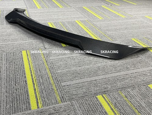 Real Carbon Fiber V Rear Boot Spoiler Wing Flap For Cadillac CT4 2020-2025 - Picture 14 of 24