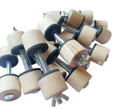 6pcs Violin Rib Top Back Glueing Fix Clamp Tools,Viola Rib Cracking Repair Clamp