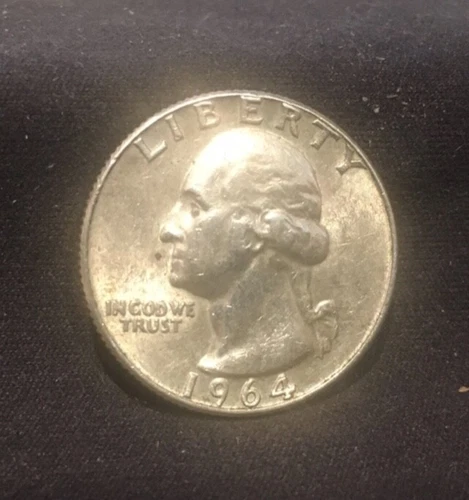 1964 D Silver Quarter-Just As bright The Day It Was Born-Au Have More Than One