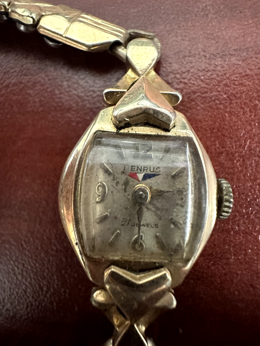Women's Vintage Benrus 21 Jewels 10K RGP Model CZ452 Wind Up Watch