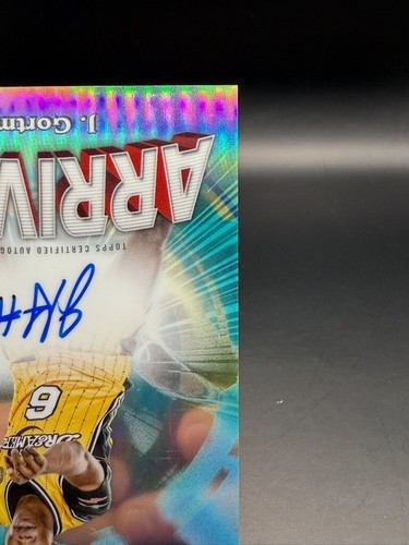 2022-23 Topps Finest OTE - Jazian Gortman /99 Arrivals Refractor Auto #FAA-JG - Picture 6 of 8