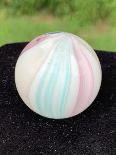 Modern Art Glass Swirl Marble Multi Colors 1.25" Large Mint Beautiful See Pics! - Picture 3 of 9
