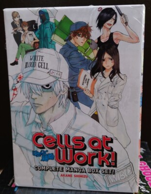 Cells at Work! Complete Manga Box Set Vols 1-6 Brand NEW & Sealed In Box English