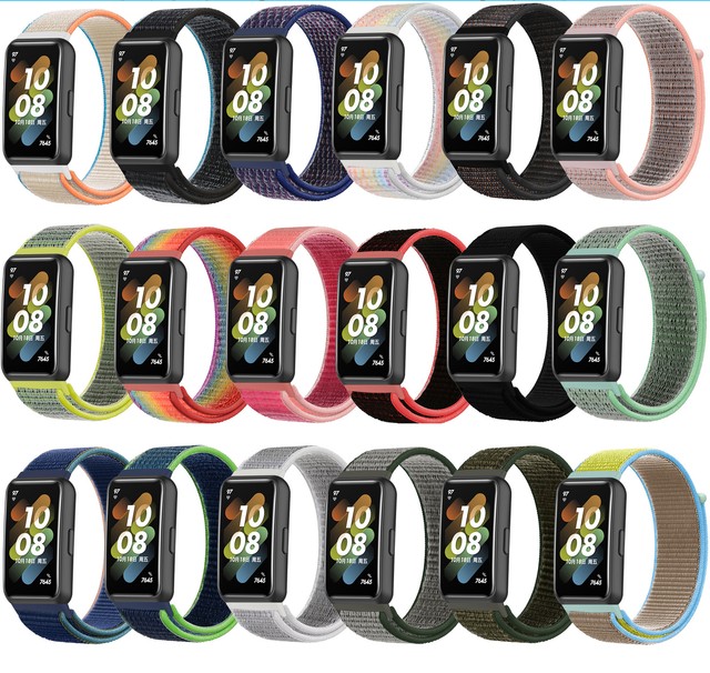 For Huawei Band 7 Replacement Nylon Wristband Braided Watch Strap Band Bracelet For Huawei Band 7 Replacement Nylon Wristband Braided Watch Strap Band Bracelet