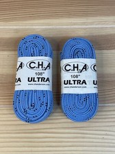 4 Laces 2 Pairs Hockey Skate 108  Blue Roller Ice Derby 2pair LOT