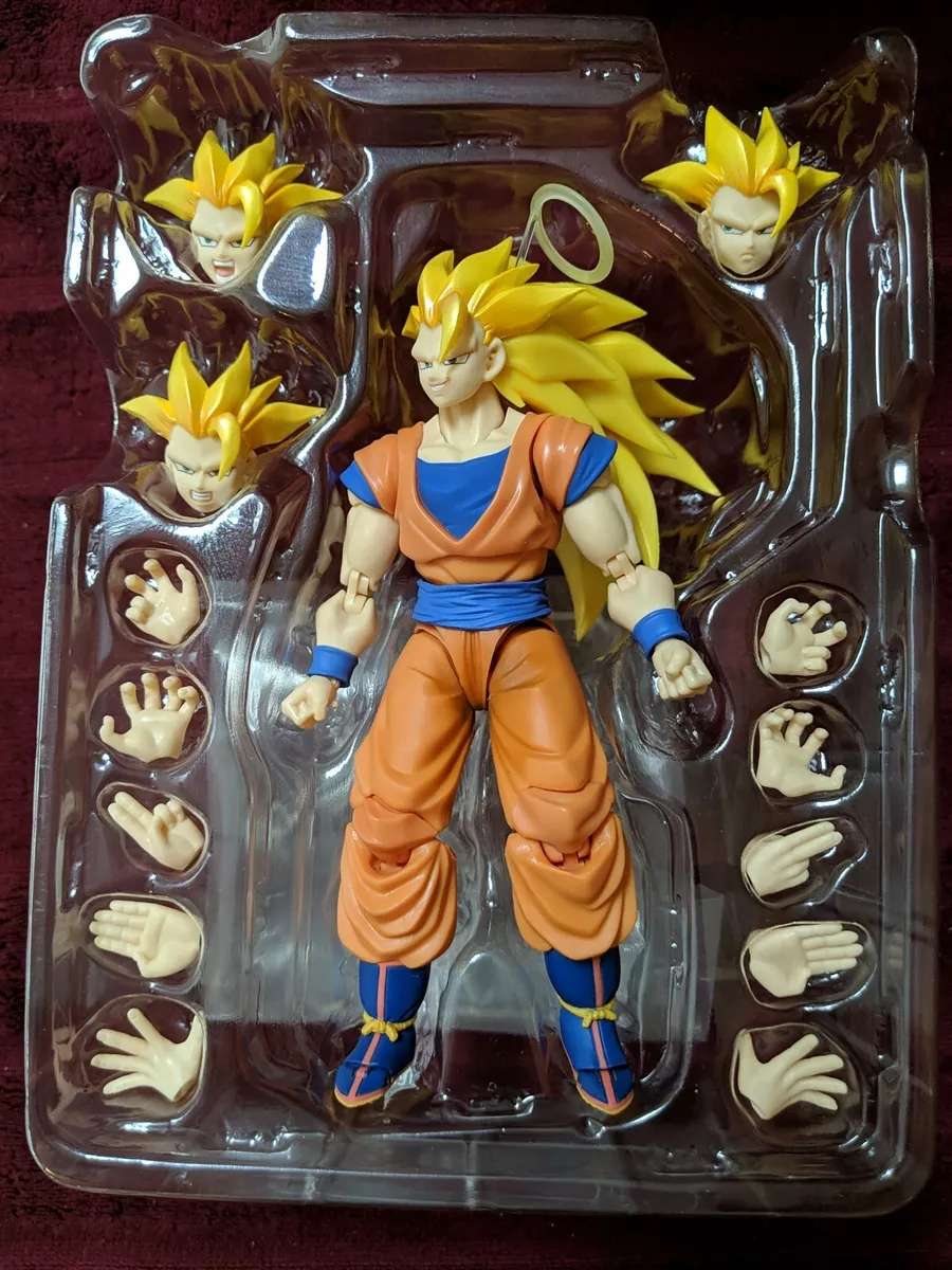 Action Figure Son Goku Super Sayajin 3 Dragon Ball Z, Bandai