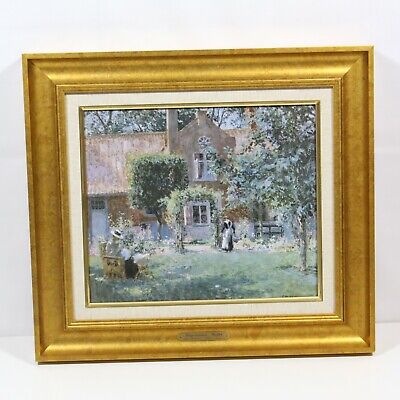 Unpretentious Garden Gari Melchers Framed Reproduction Impressionist Decor - Garden Art Incorporated Unpretentious Garden Gari Melchers Framed Reproduction Impressionist Decor - Garden Art Incorporated