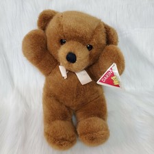 14" Vintage Dakin Cuddles Brown Bear 30520 Rare W Orig Tag Plush Toy B300