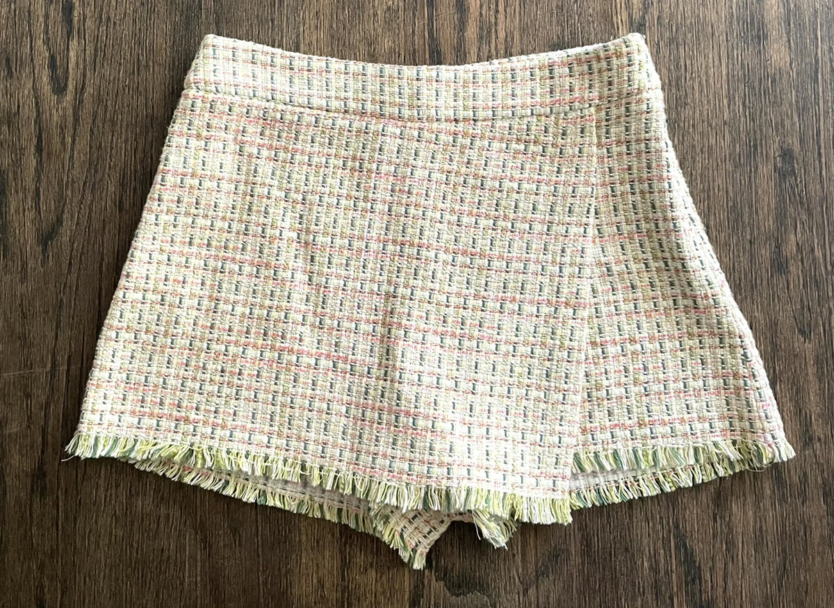 Zara tweed skirt clearance ebay