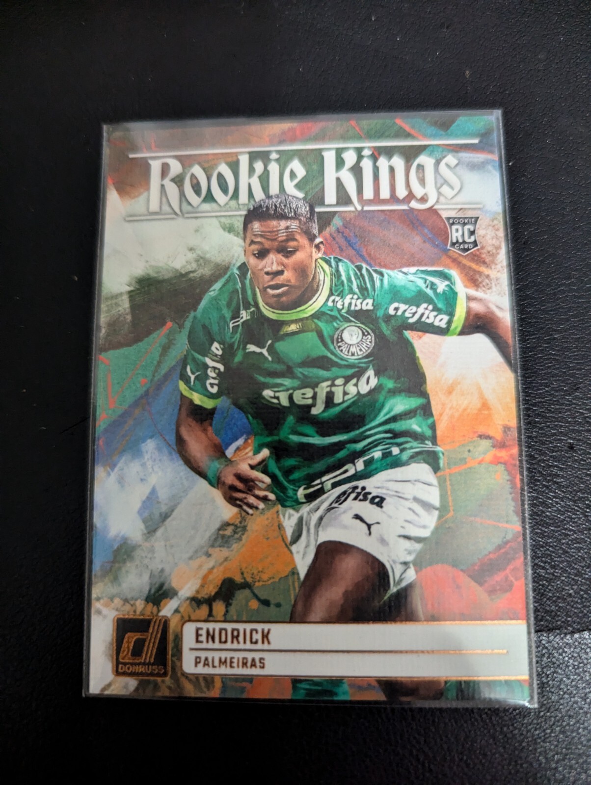 2023-24 Panini FIFA Donruss Endrick Rookie Kings Insert #25 Palmeiras ...