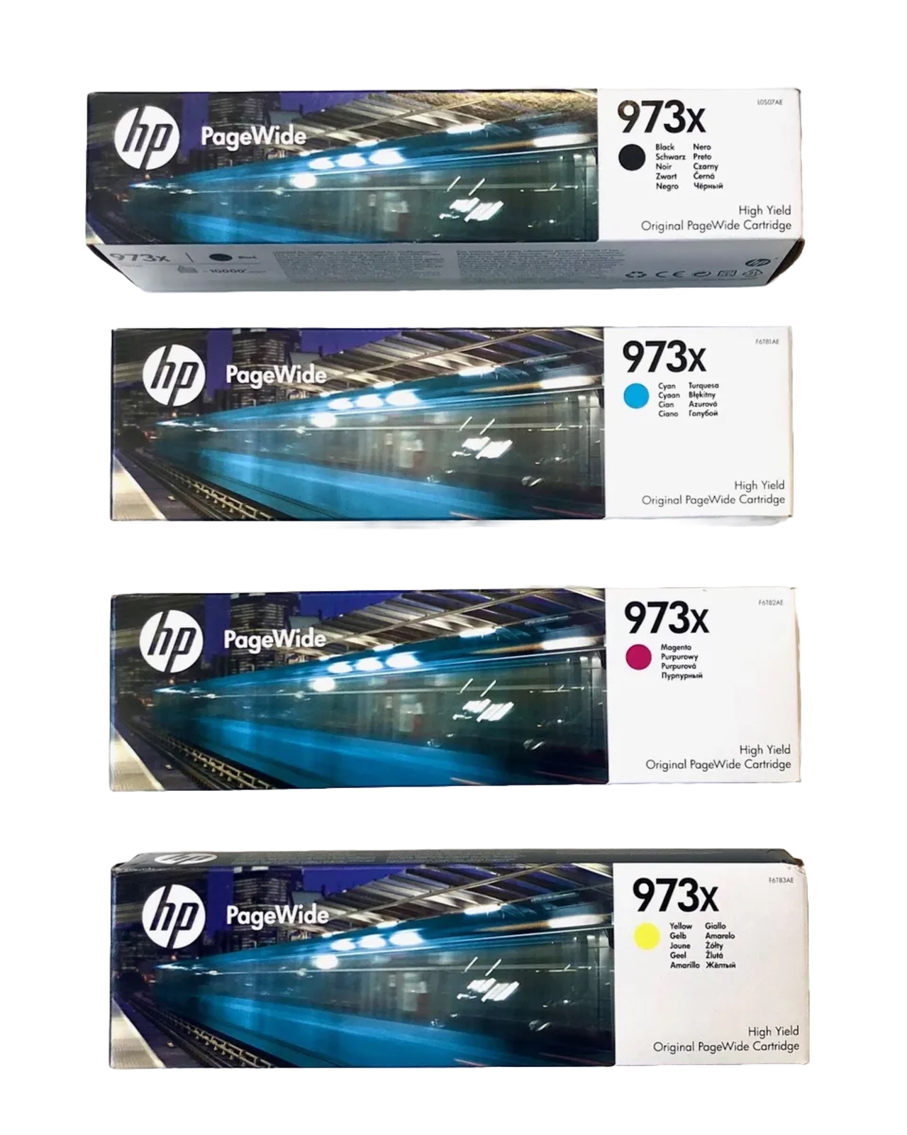 XL-Tintenpatrone Kompatibel Mit HP 973X Cyan – Bis Zu 7000 Seiten, Für PageWide Pro 452dn, 477dw, 552dw Uvm.