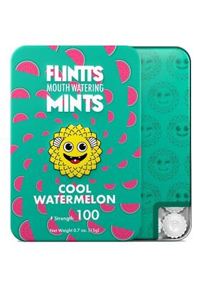 Flintts Mints   Cool Watermelon Mouth Watering Oral Delights