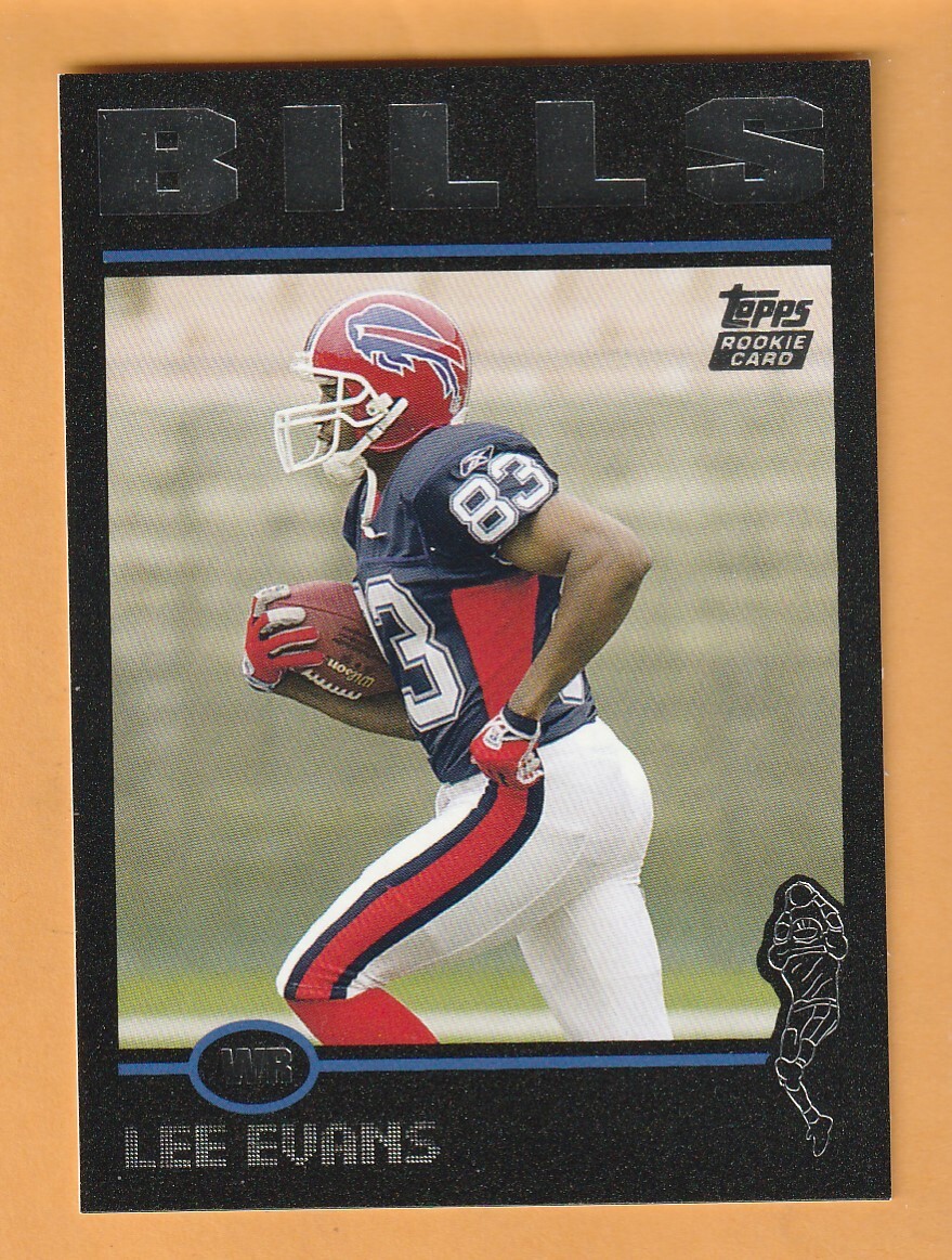 Lee Evans Topps #323 Black