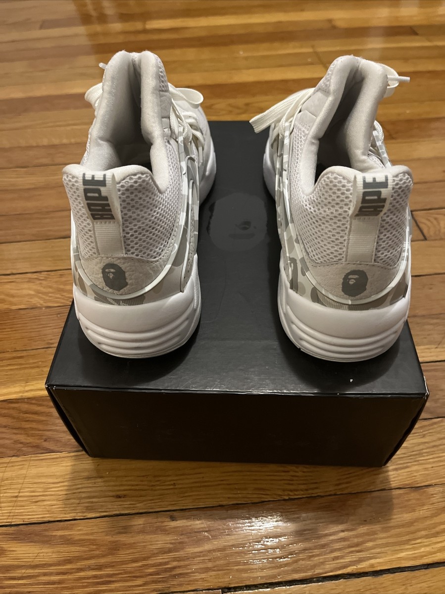 A BANITNG APE ×PUMA Bape X Puma Blaze Of Glory Camo White 358844-01 A Bathing