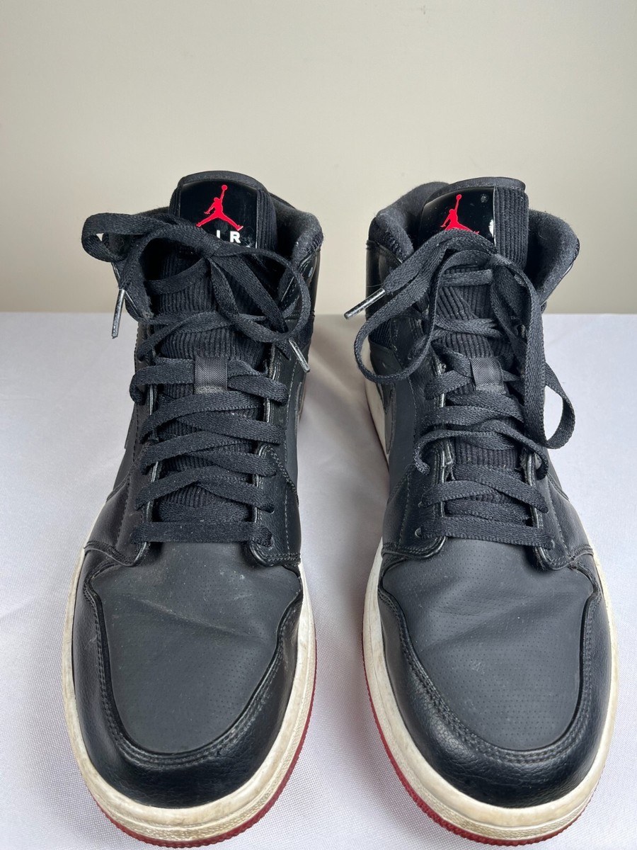 AIR JORDAN 1 MID W サイズ27.5cm Black&Red美品 Air Jordan 1 Mid Shoes Black Fire Red White DQ8426-060 Men's
