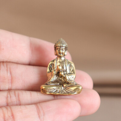  3 Pcs Happy Laughing Buddha Decorative Ornaments Retro Style