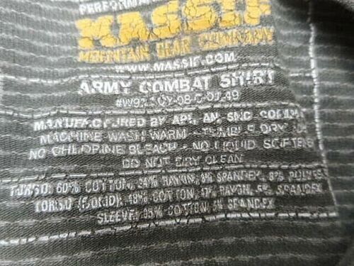 Genuine USA US ISSUE ACU acs MASSIF gear UNDER BODY ARM0UR COMBAT SHIRT XL m L - Picture 10 of 13