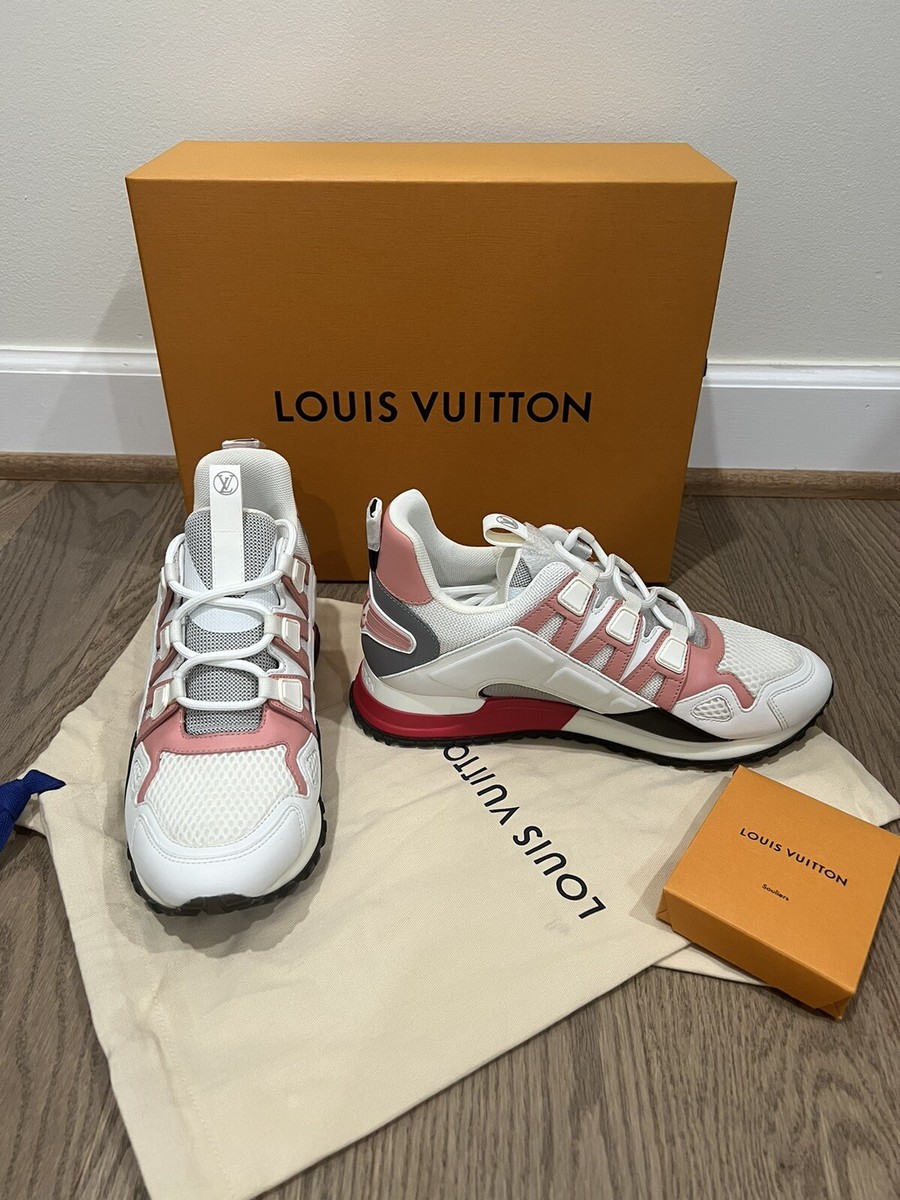 Louis Vuitton Run Away Sneakers Ladies Rose Clair Size 38 | eBay
