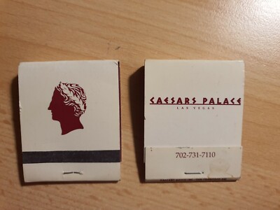 Vintage ''Caesars Palace'' 1 Streichholz Heft Brief, Las Vegas 1990, unbenutzt