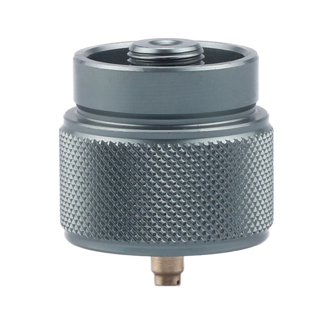 Benkeg Propane Fuel Tank Adapter Lindal Valve Output Camping Stove Tank Convert MAPP Gas Tank Adapter 1 LB Cylinder Input