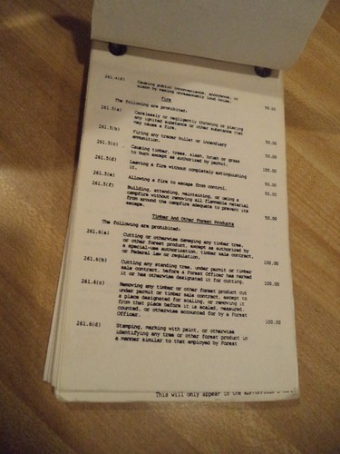 VINTAGE LAW ENFORCEMENT FOREST SVC DEPT OF AGRICULTURE HANDBOOK EASTERN REGION - Imagen 5 de 11