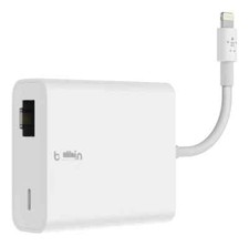 Belkin Apple original lightning to Ethernet interface power Adapter F8J227