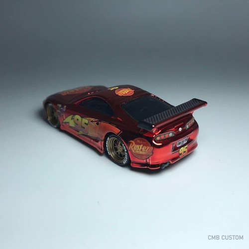 Lightning McQueen Waterslide Decals 1/64 Scale Custom Hot Hw # 050 - Picture 12 of 15