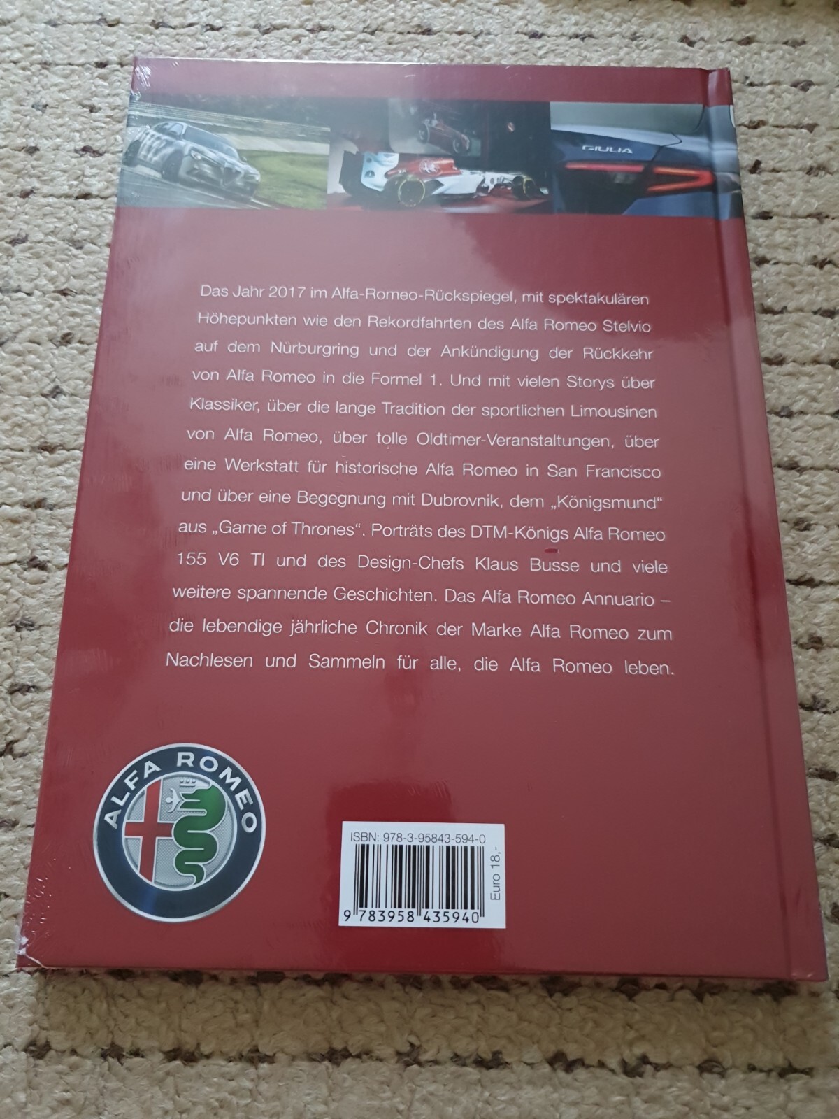 Thumbnail - Bildband Alfa Romeo Annuario - Das Nächste Kapitel Heel Buch Neu