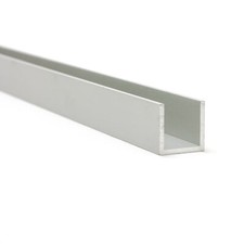 Aluminium Profils en U Anodisé 2,5 -3 M U-Schiene Alu C-Profil C