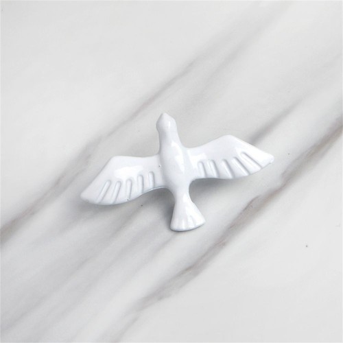 Love Enamel Fashion Jewelry White Dove Brooch Badge Metal Lapel Pin Dove Pins - Picture 3 of 9
