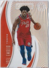 2020 Panini Illusions Astounding Joel Embiid #7 Orange Parallel