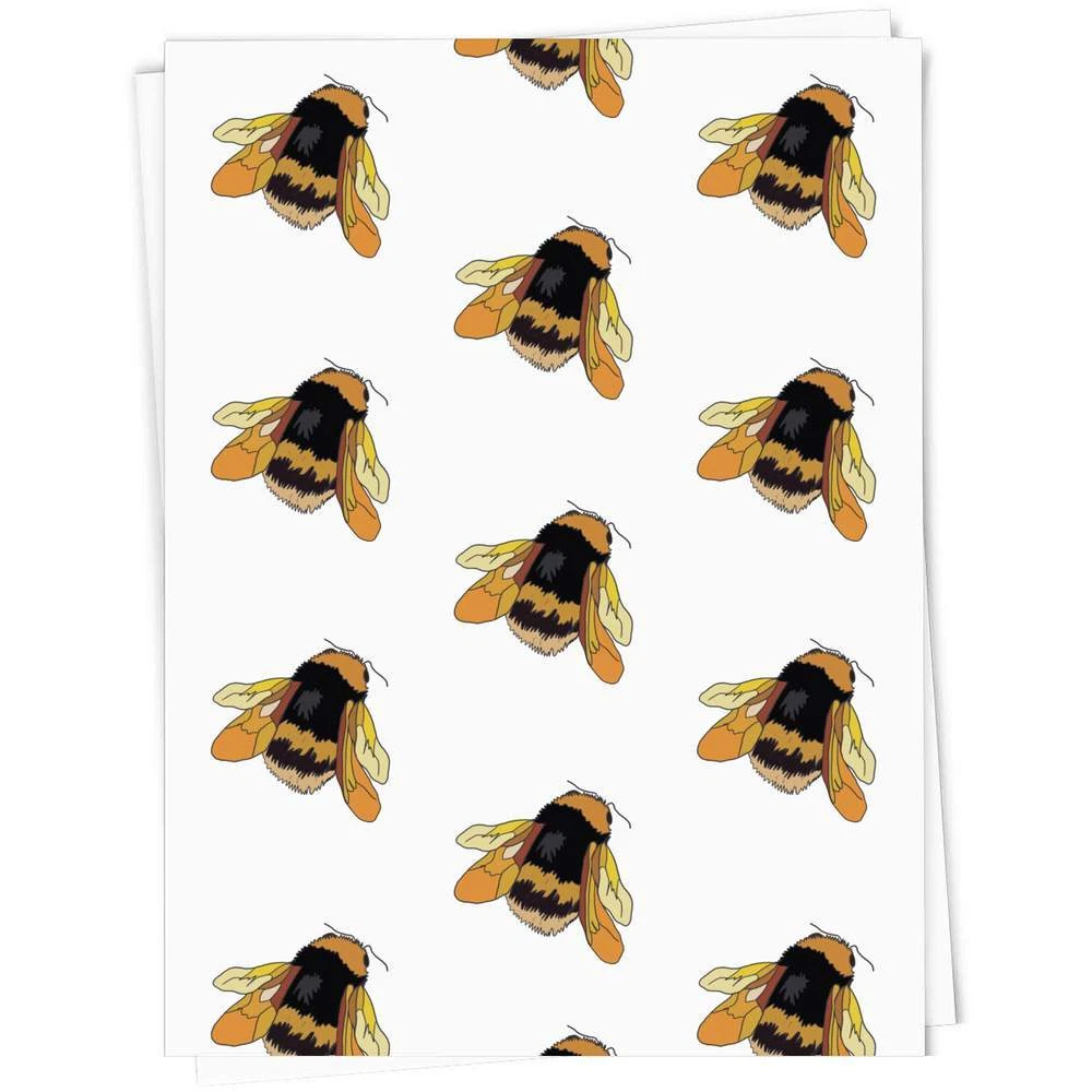 Bumble bee cheap wrapping paper