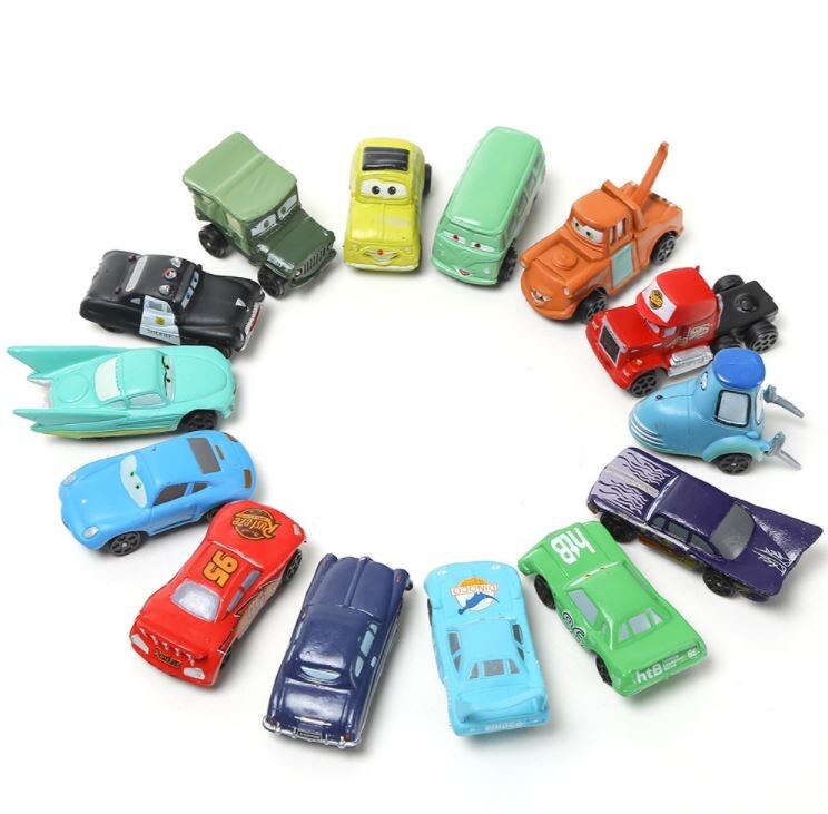 14PCS NEW Pixar Disney Toy Cars 2 set Action Figure classic McQueen