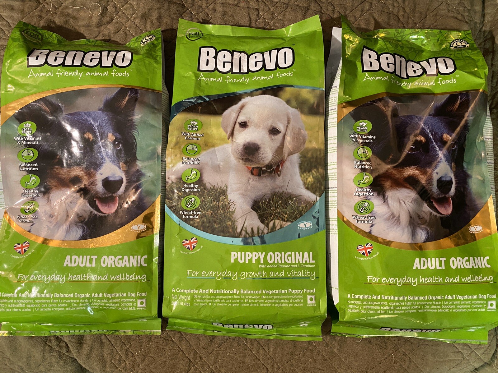 benevo organic dog food