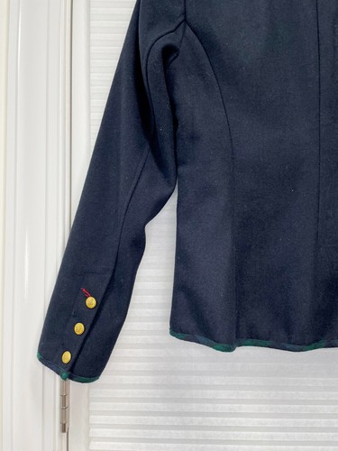 Tommy Girl School Girl Navy Blue Stretch Blazer Size L - Picture 9 of 15
