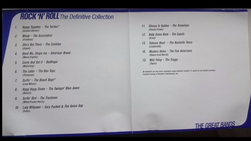 Rock`n`Roll The Definitive Collection `THE GREAT BANDS` CD 2006 CDR0654F Rajon - Bild 4 von 4
