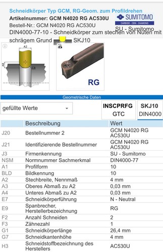 SUMITOMO DNMG/CNMG/SNMG/CCMT/TNMG... ORIGINAL NEU 10 Stück. - Picture 38 of 40