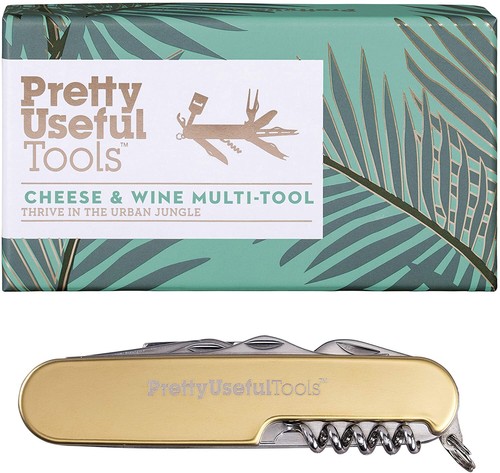 Pretty Useful Tools Cheese & Wine Multi Tool Knife Corkscrew Can Bottle Opener.. - 第 8/8 張圖片