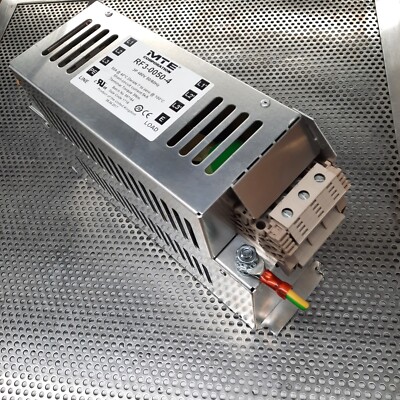 MTE RF3-0050-4 3 Wire RF3 Series Filter (2 Non-Functional Mounting Screw Holes)