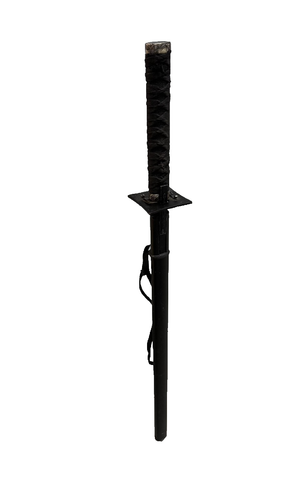 Stainless steel black ninja collectile japanese style sword, cosplay sword and s