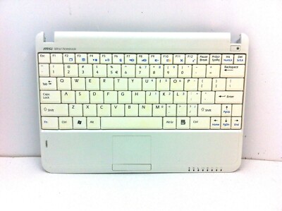 MSI Wind Notebook U100 Series MS-N011 V.1 White Palmrest